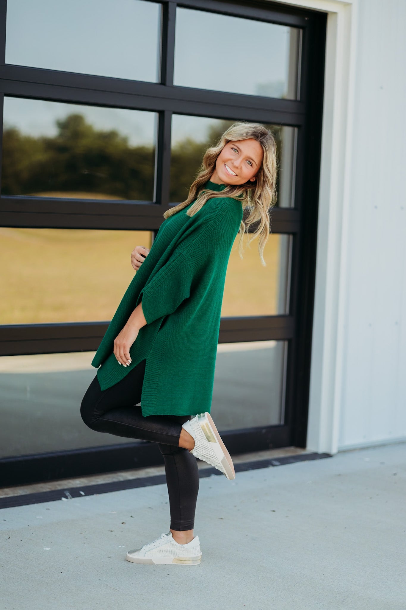 Boho Emerald Tunic