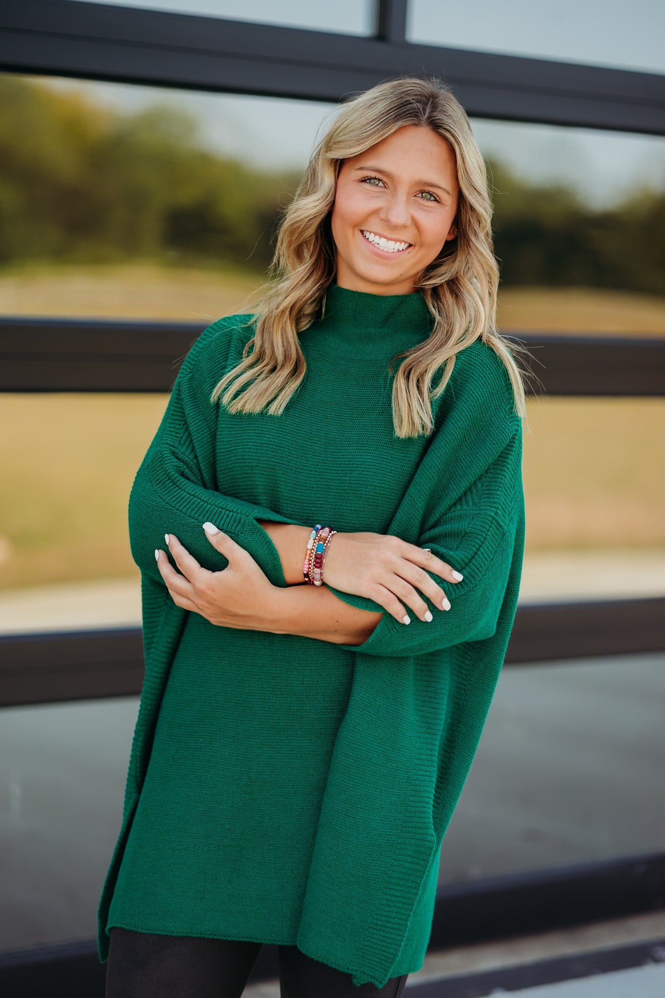 Boho Emerald Tunic