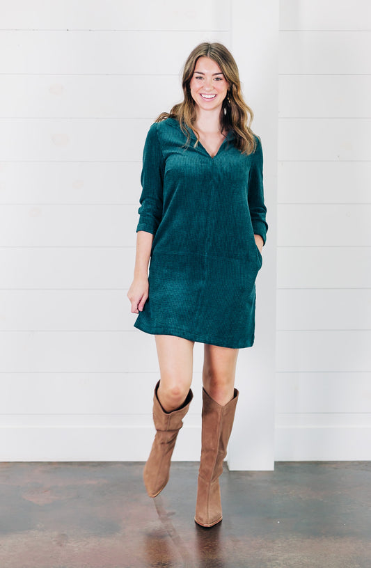 Pure Memory Teal Dress