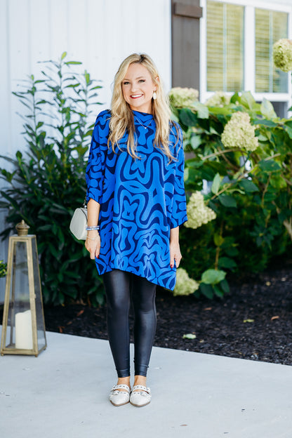 Boho Rumba Navy/Blue Tunic