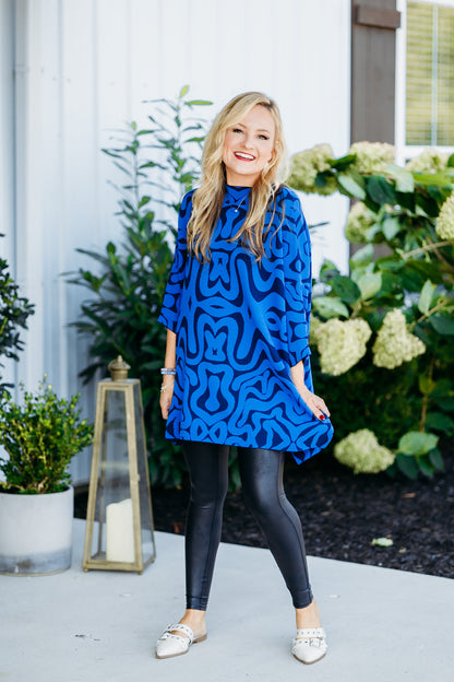 Boho Rumba Navy/Blue Tunic