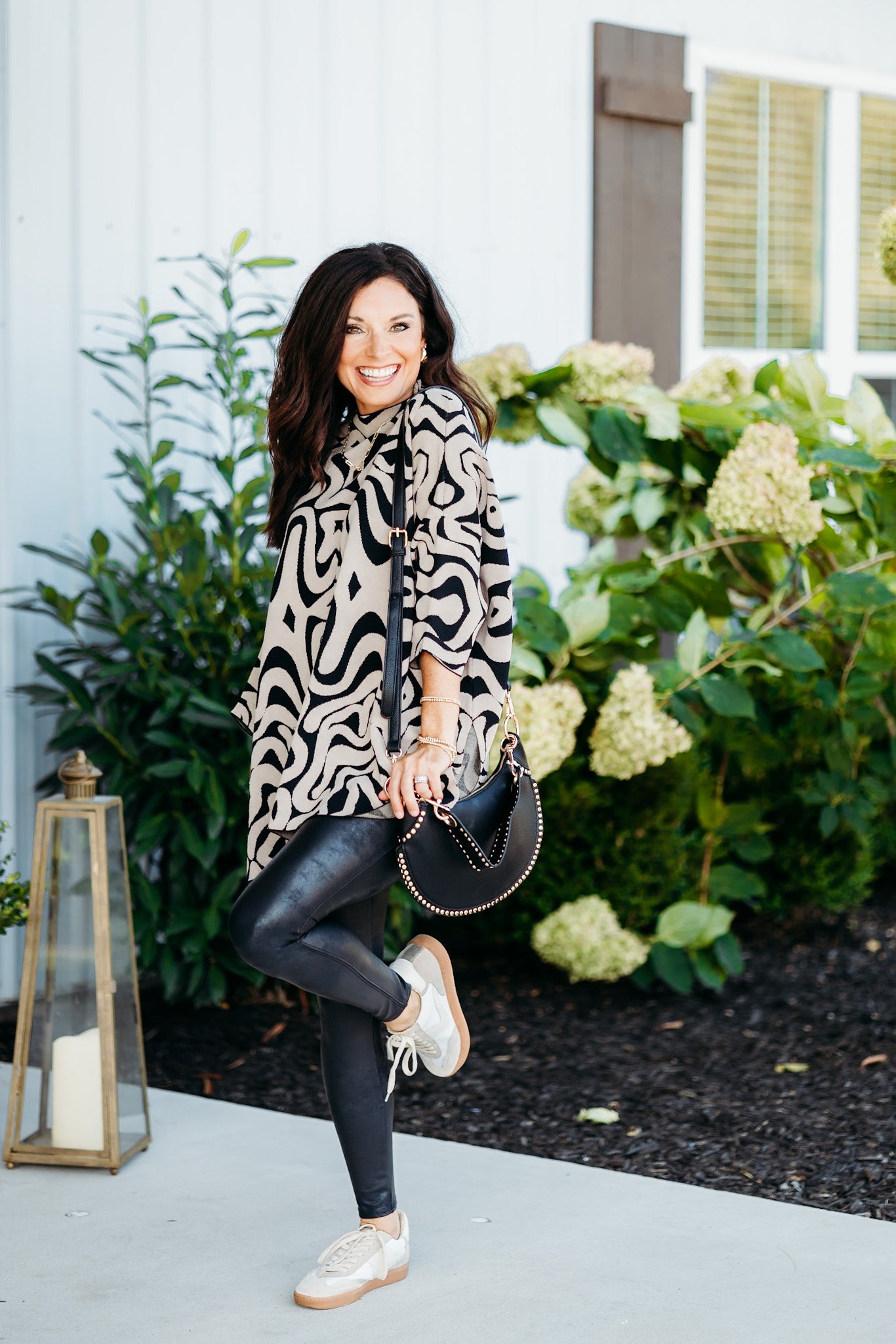 Boho Rumba Black/Taupe Tunic