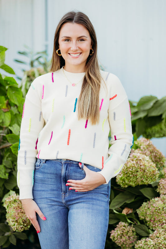 Rainbow Sprinkles Sweater