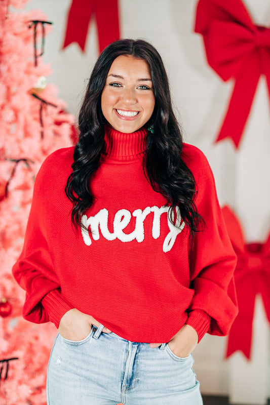 Merry Letter Sweater