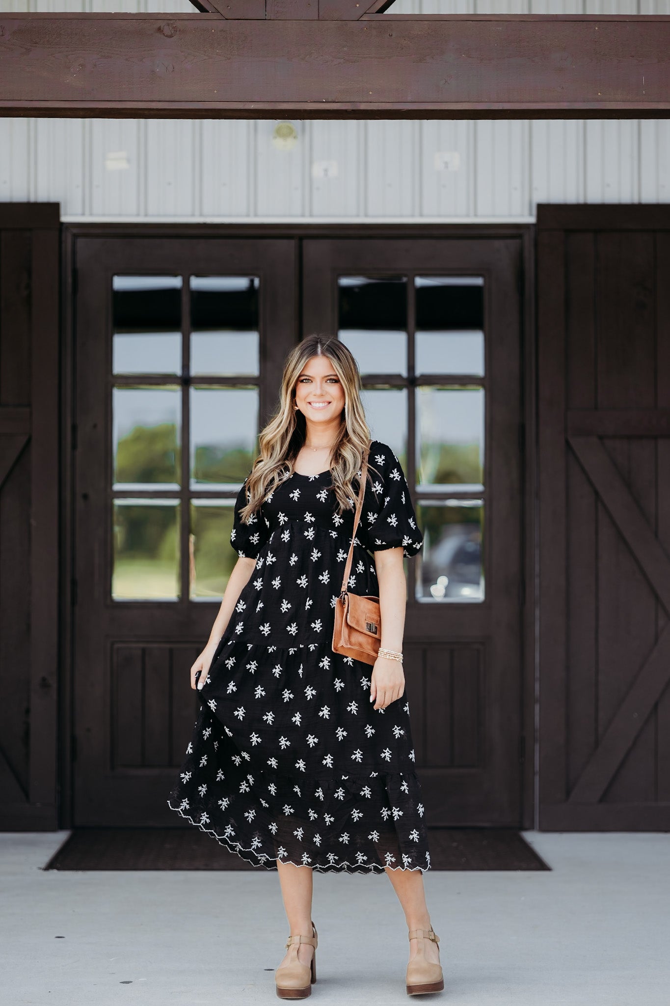 Sweetest Soul Black Midi Dress