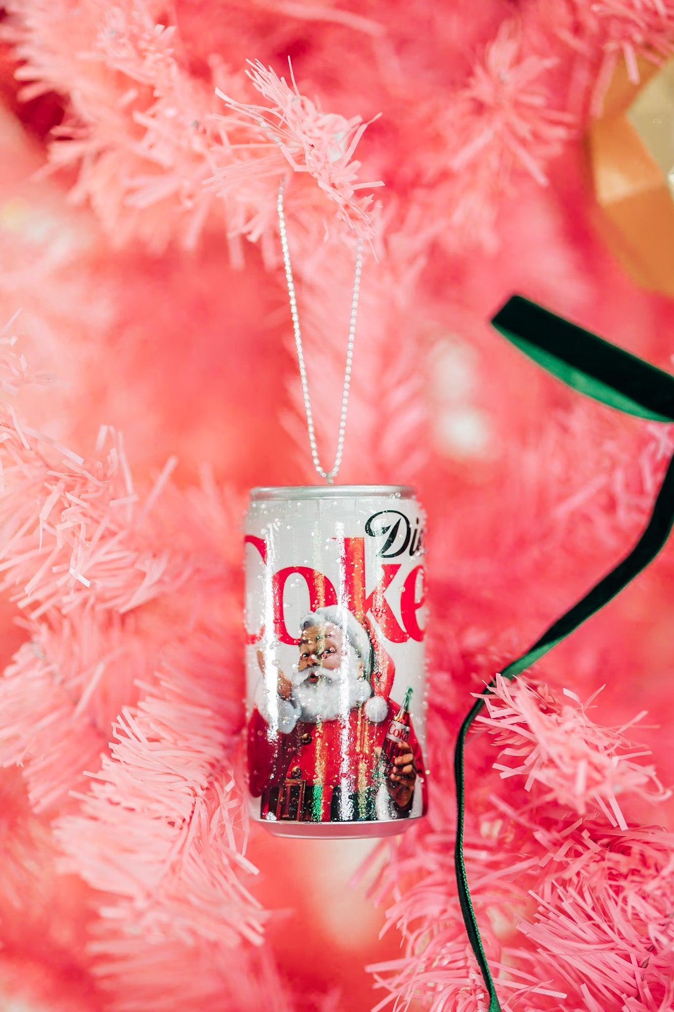 Coca-Cola® Diet Santa Can Ornament