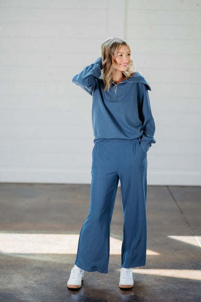 Effortless Chill Dusty Blue Set