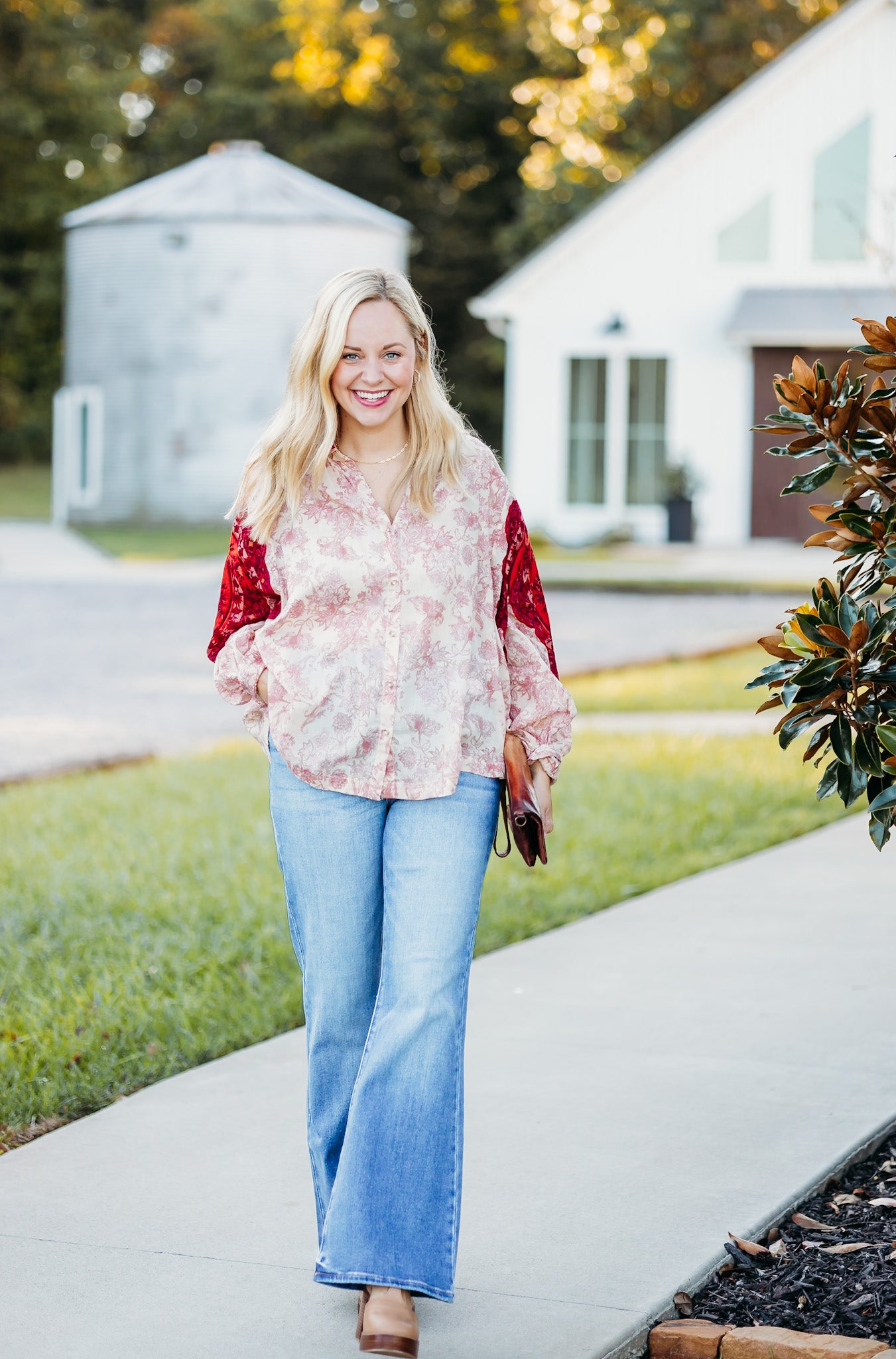 Rose Bud Tea Combo Blouse