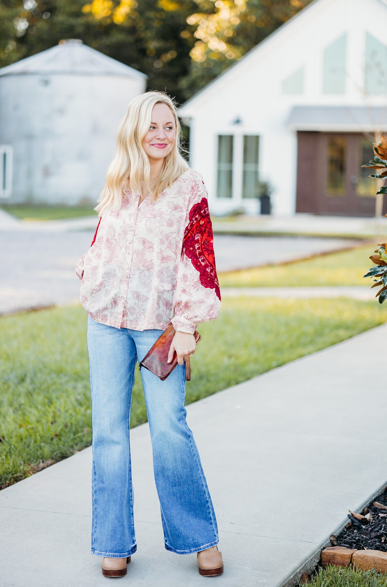 Rose Bud Tea Combo Blouse