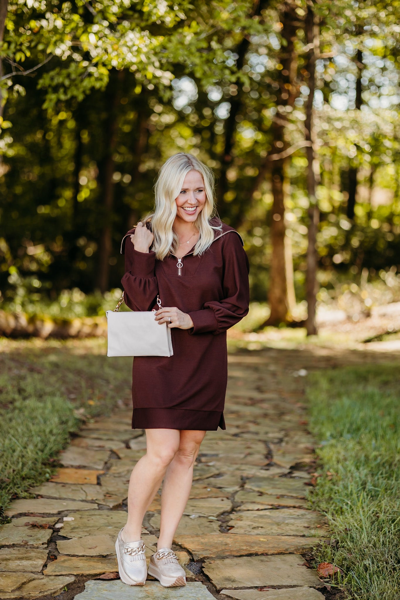 Everyday Easy Brown Dress