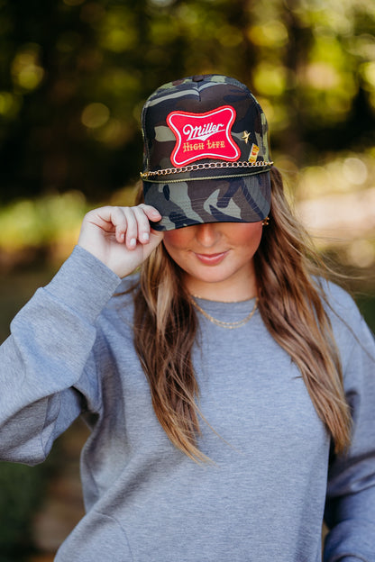 Miller High Life Patch Cap