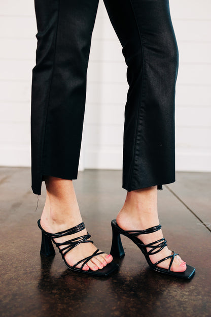 Rooney Black Heeled Sandal