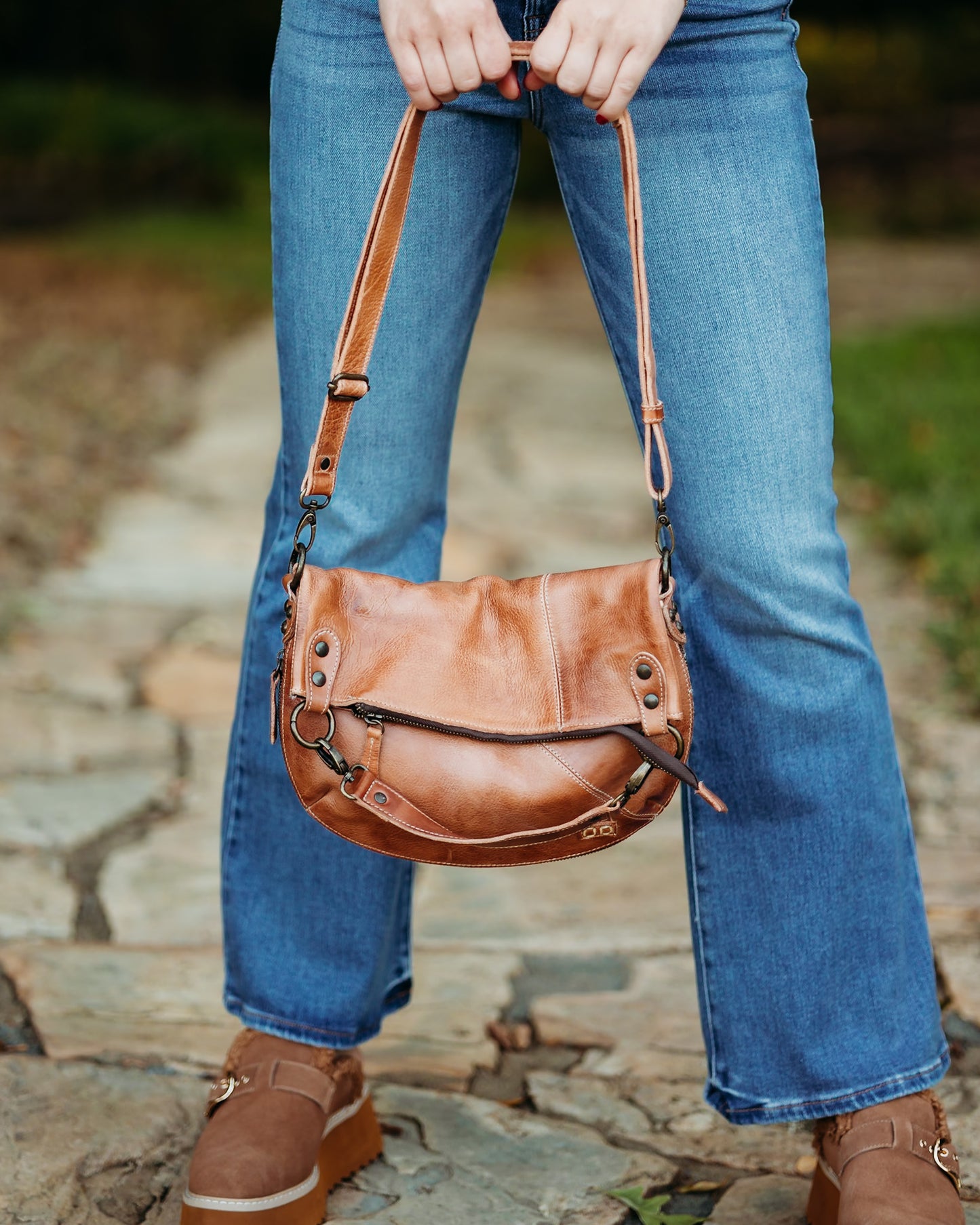 Tahiti Tan Rustic Handbag