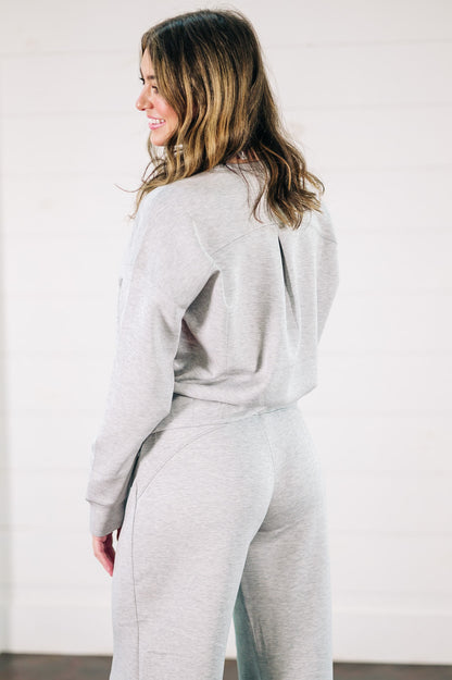 AirEssentials Light Grey Crew Sweatshirt