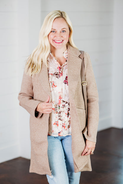 Kenzie Brown Oat Coat