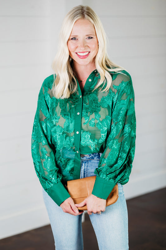 Verdant Bloom Top