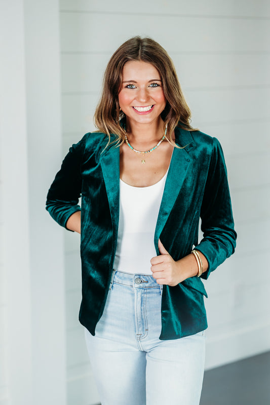 Professional Opinion Hunter Green Blazer