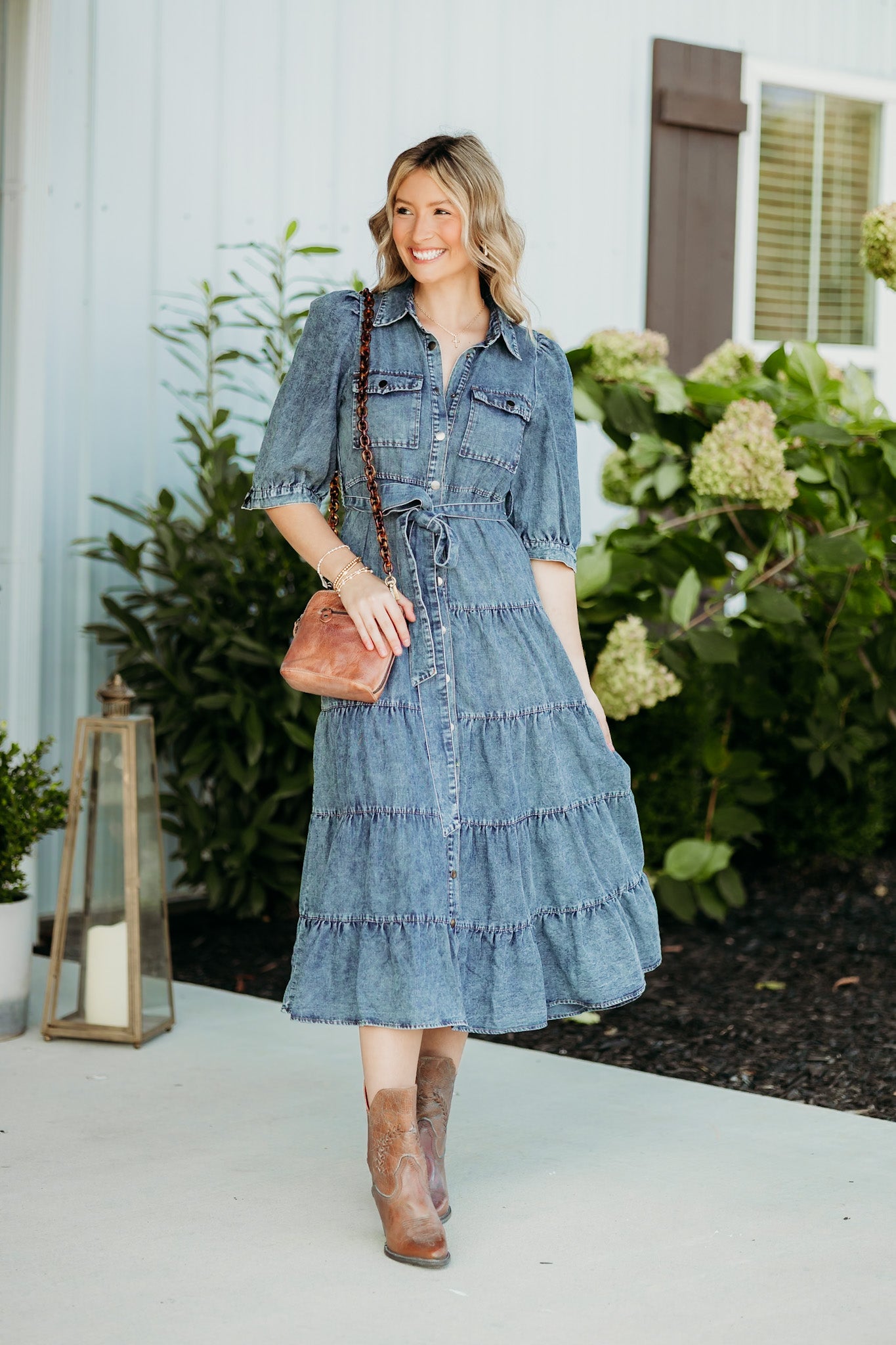 Vintage Indigo Dress