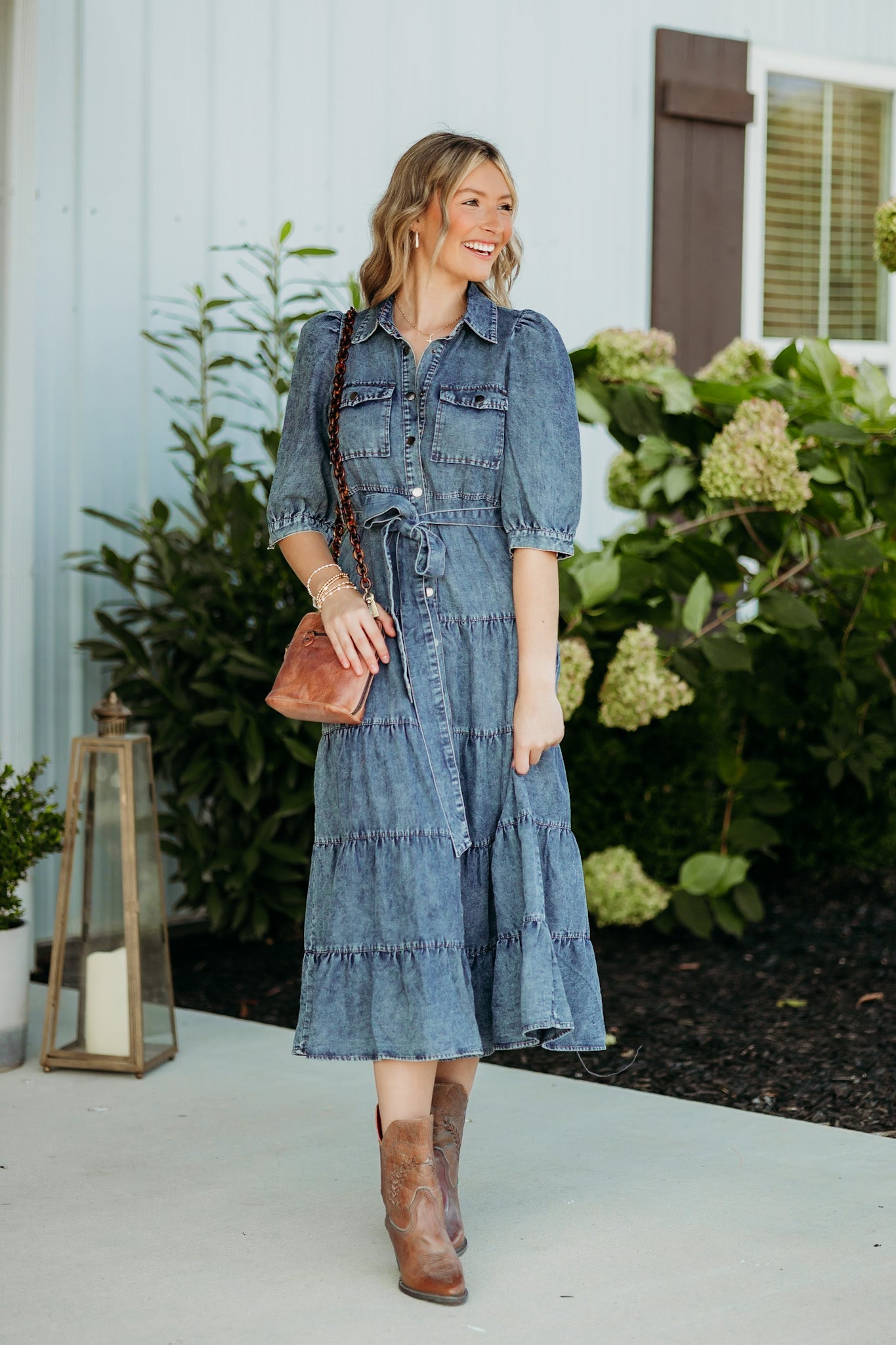 Vintage Indigo Dress