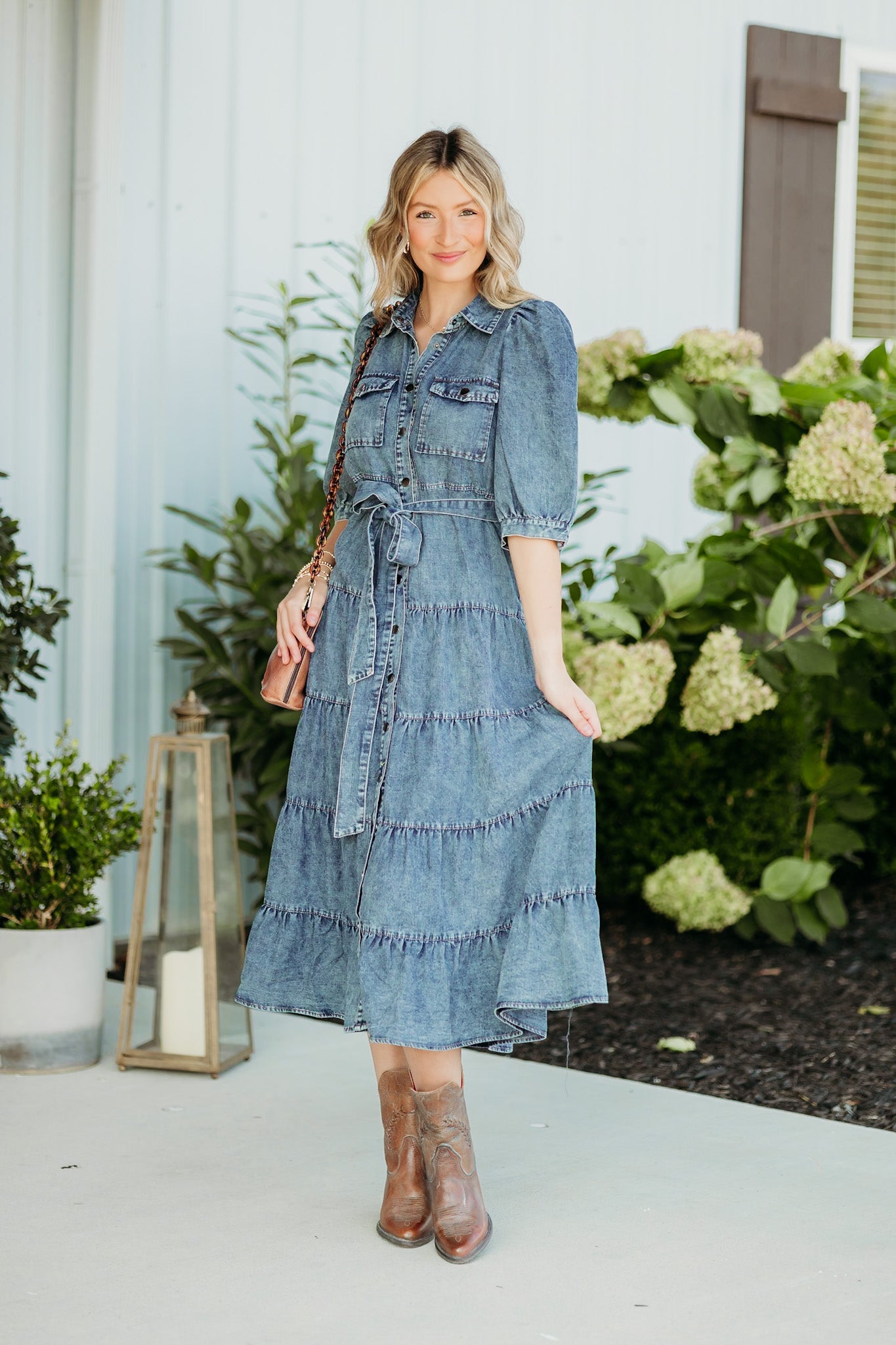 Vintage Indigo Dress