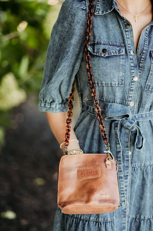 Ventura Tan Rustic Mason Crossbody