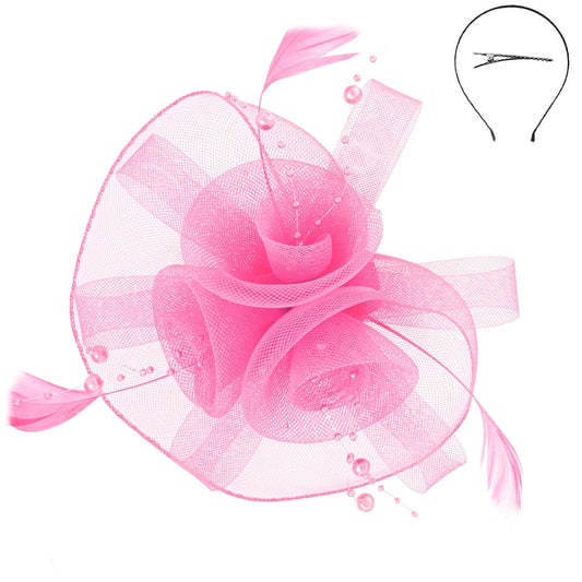 Magnolia Muse Pink Fascinator