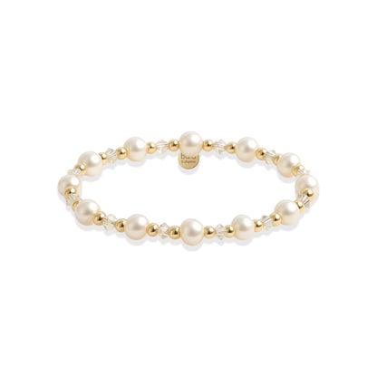 Kelsey 14K Gold Filled Pearl Beaded Bracelet