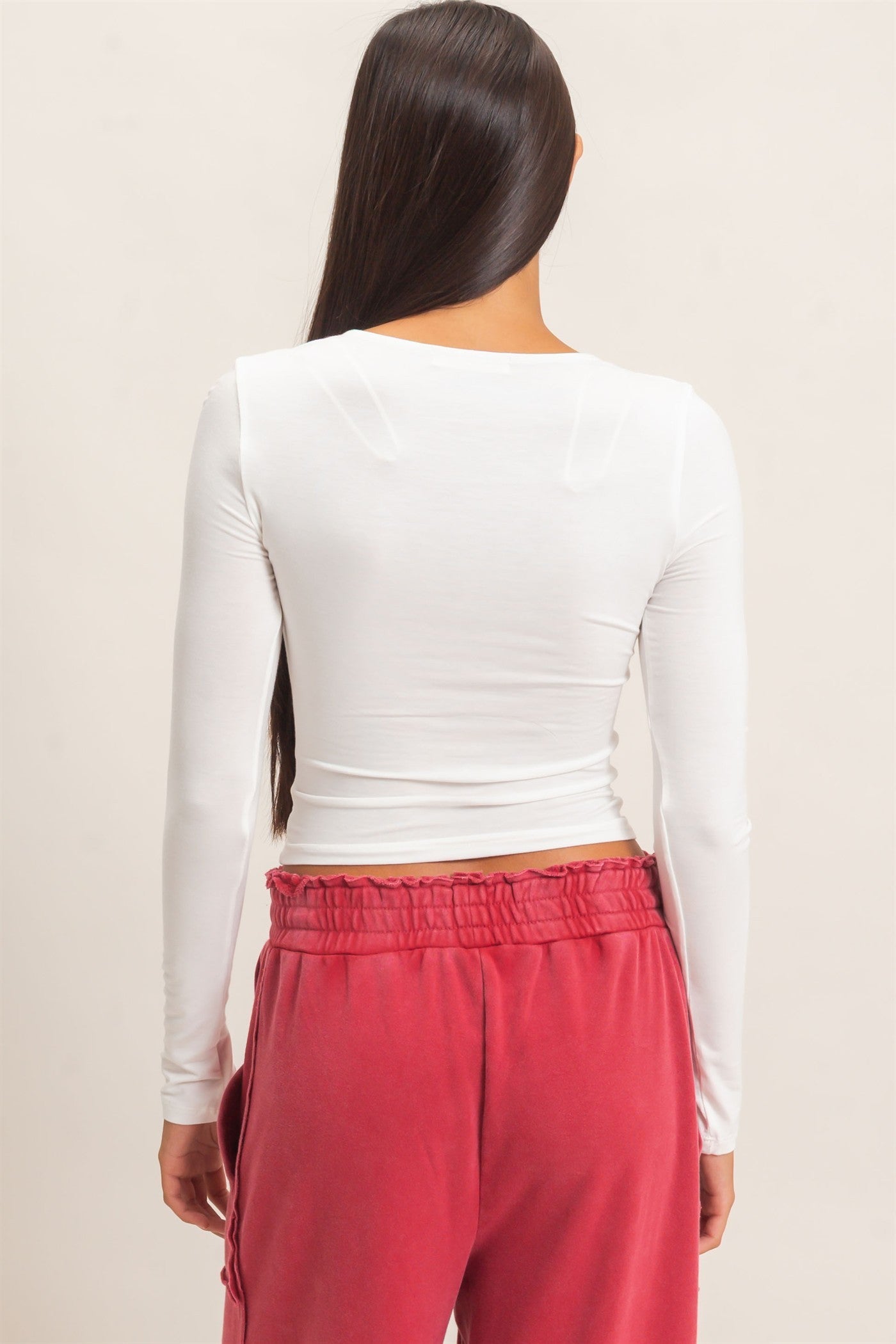 Everyday Layering Off White Top