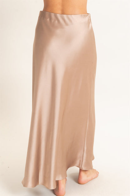 Classic Elegance Dark Taupe Skirt