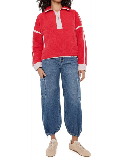 Mountain High Candy Apple 1/2 Zip Fleece