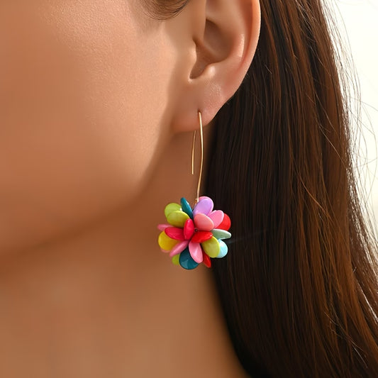 In Full Color Drop Earrings