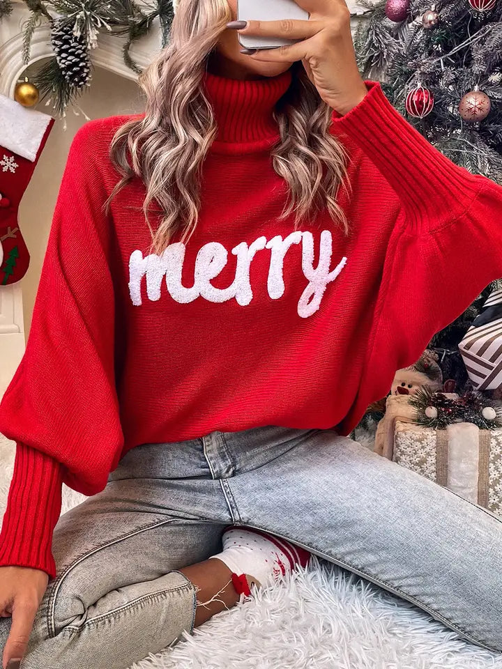 Merry Letter Sweater