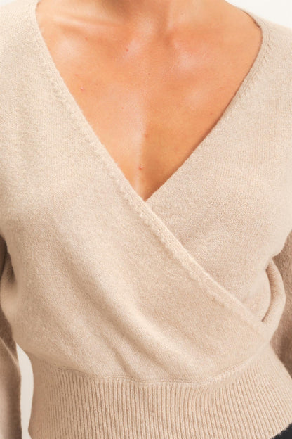Good Things Ahead Taupe Sweater