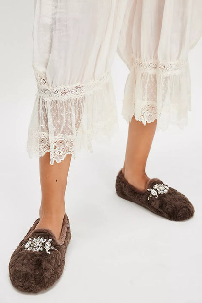Slumber Party Loafer Slipper Chocolate