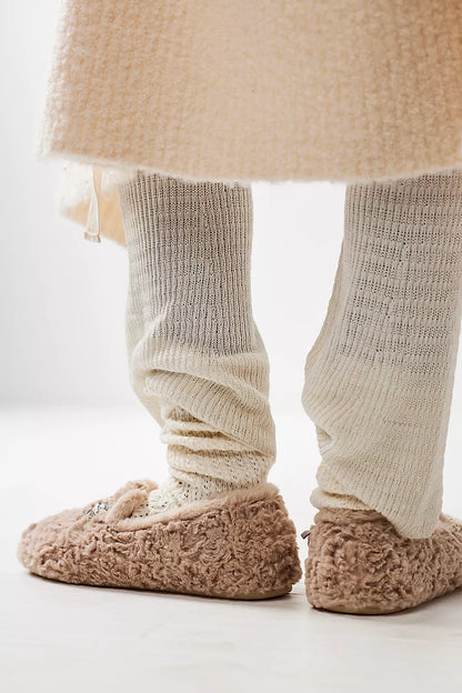 Slumber Party Loafer Slipper Parchment
