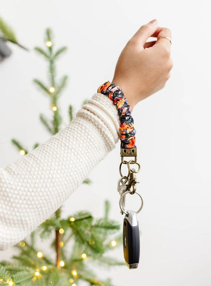 Groovy Floral Keychain