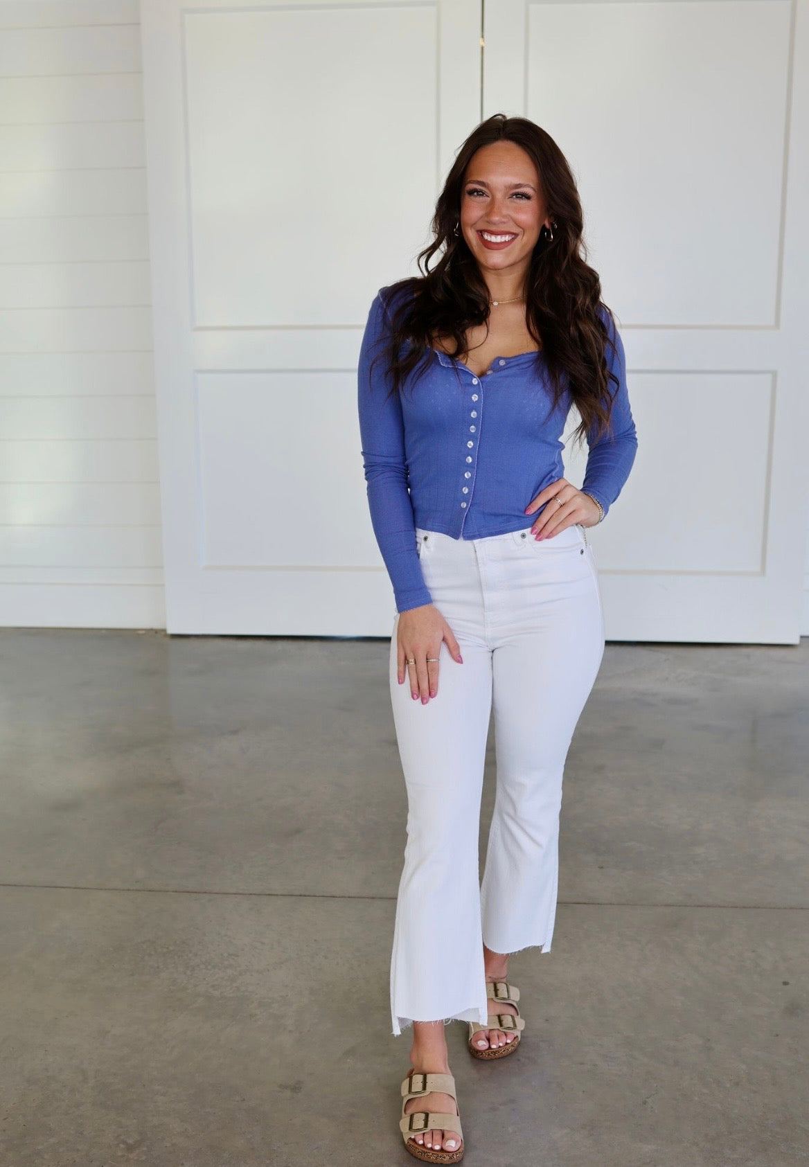 End Game Pointelle Peri Top