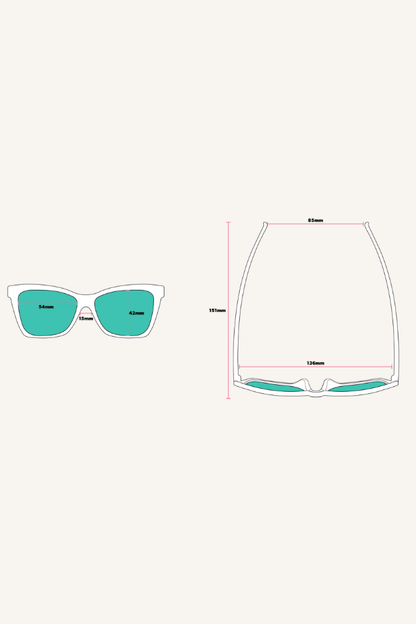 Pop G Proud To Be Washed Up Polarized Sunglasses