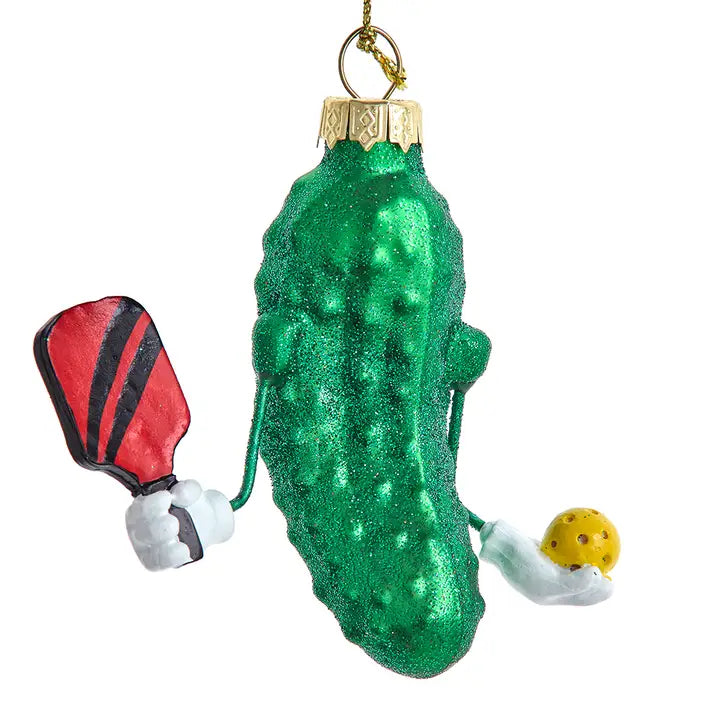 Pickleball Cucumber Ornament