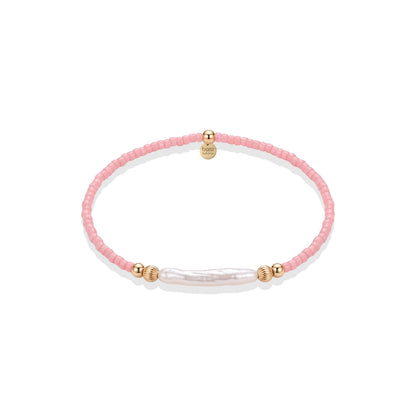 Day Dream + Pearl 14K Gold Filled Bubblegum Beaded Bracelet