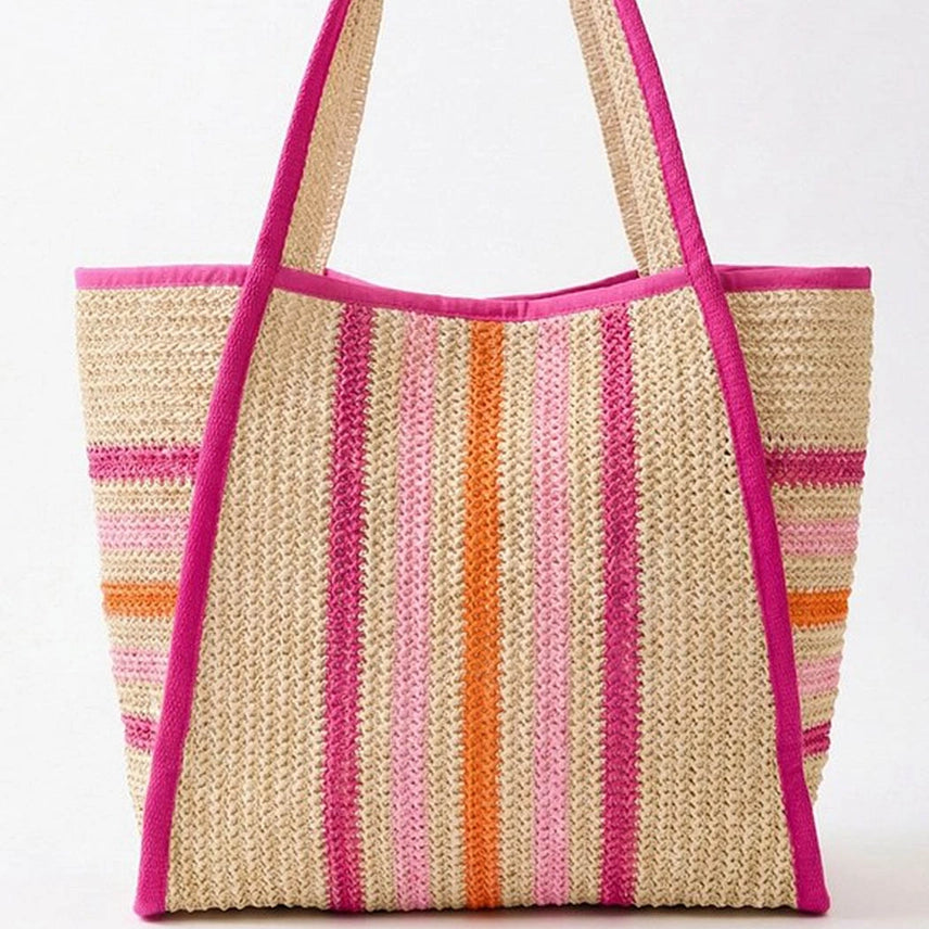 Seaside Escape Pink Tote Bag