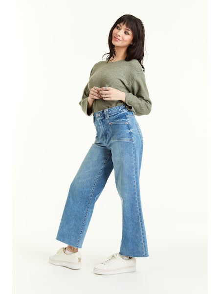 Carol Utility Pocket Wide Leg Pant