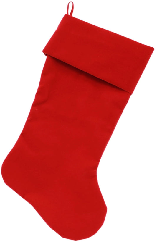 Red Plush Christmas Stocking