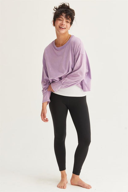 Weekend Wanderer Lavender Top