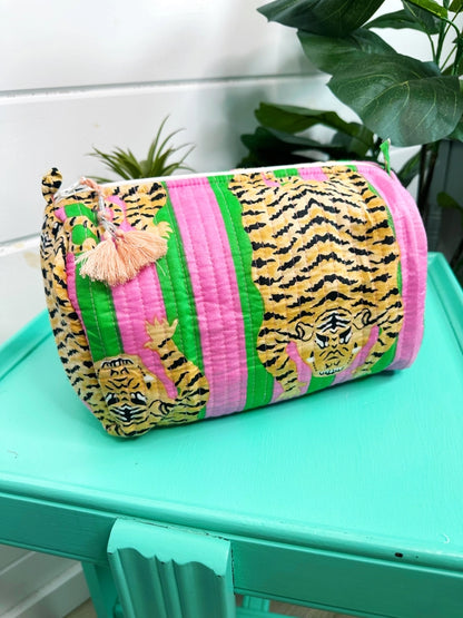 Tiger Glow Cosmetic Bag