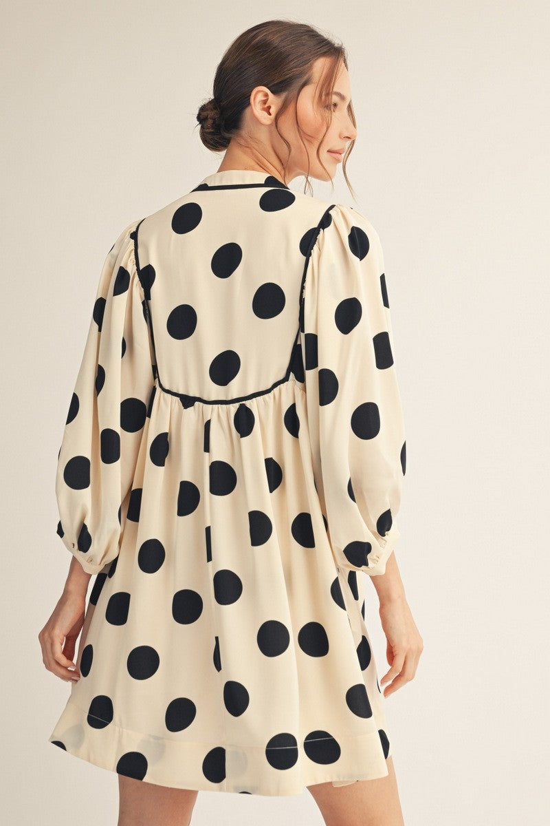 Elegant Dots Dress