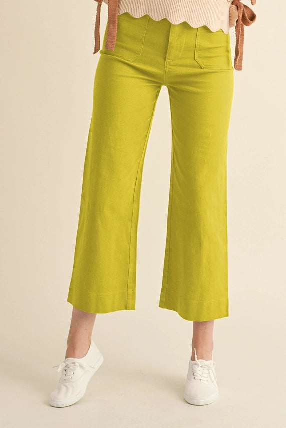 Anywhere And Everywhere Lime Green Pants