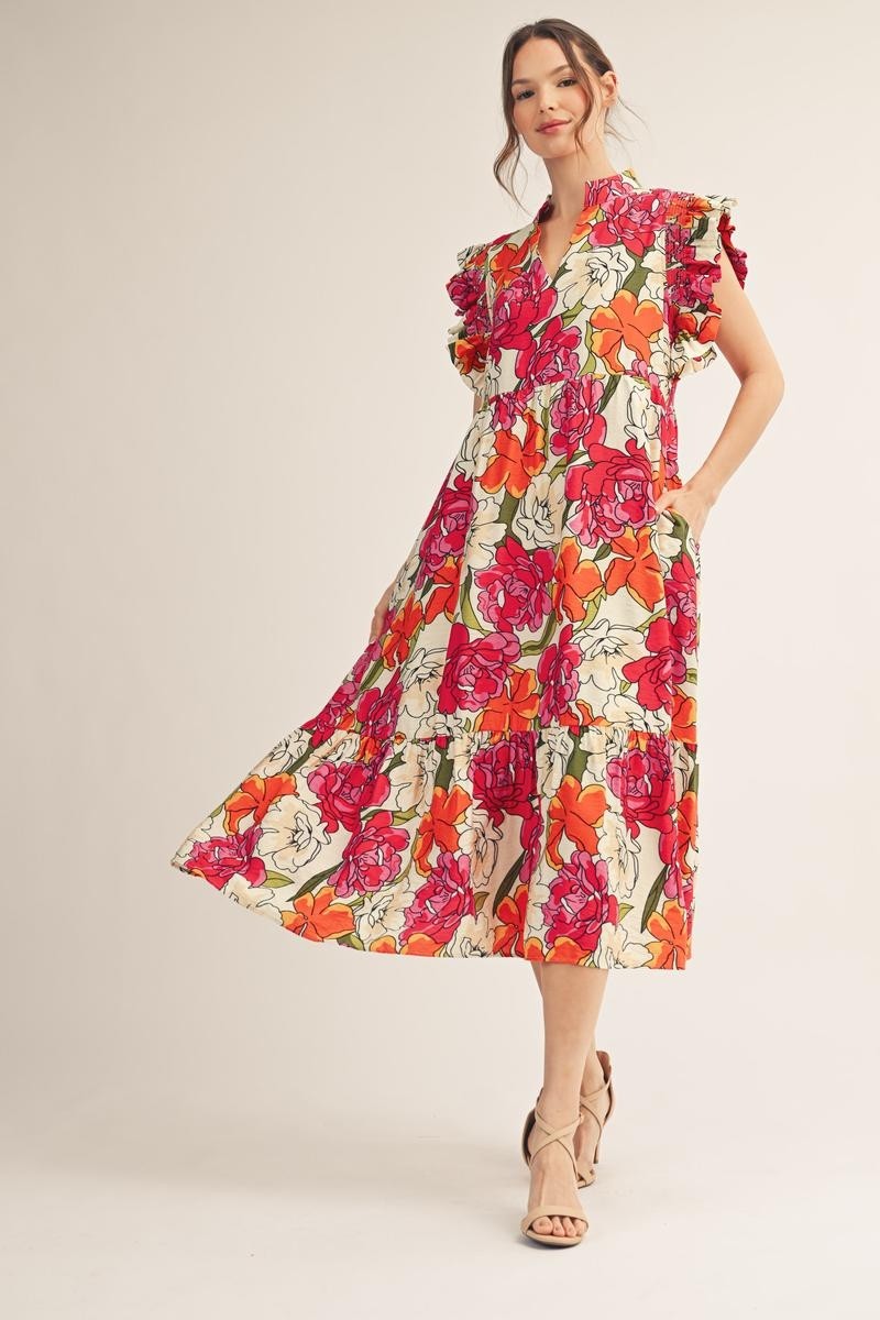 Fresh Air Floral Dress