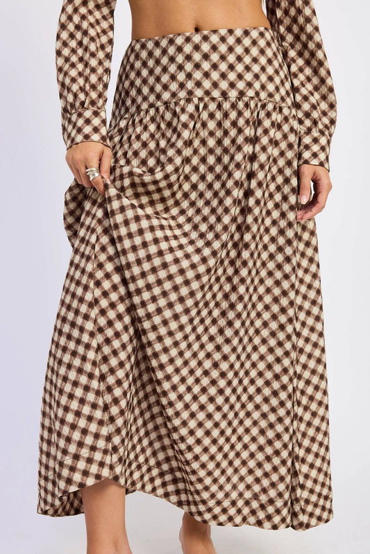 Plaid Muse Skirt