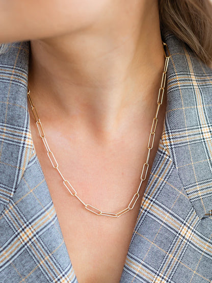 Eden Paperclip Chain Necklace